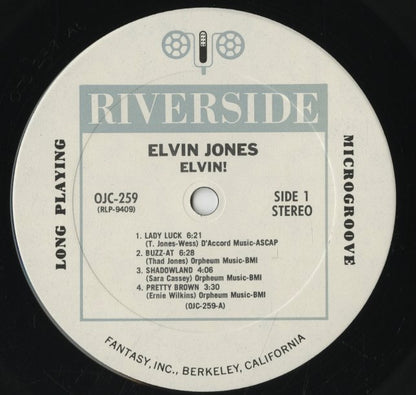 Elvin Jones / エルヴィン・ジョーンズ / Elvin! (OJC-259)