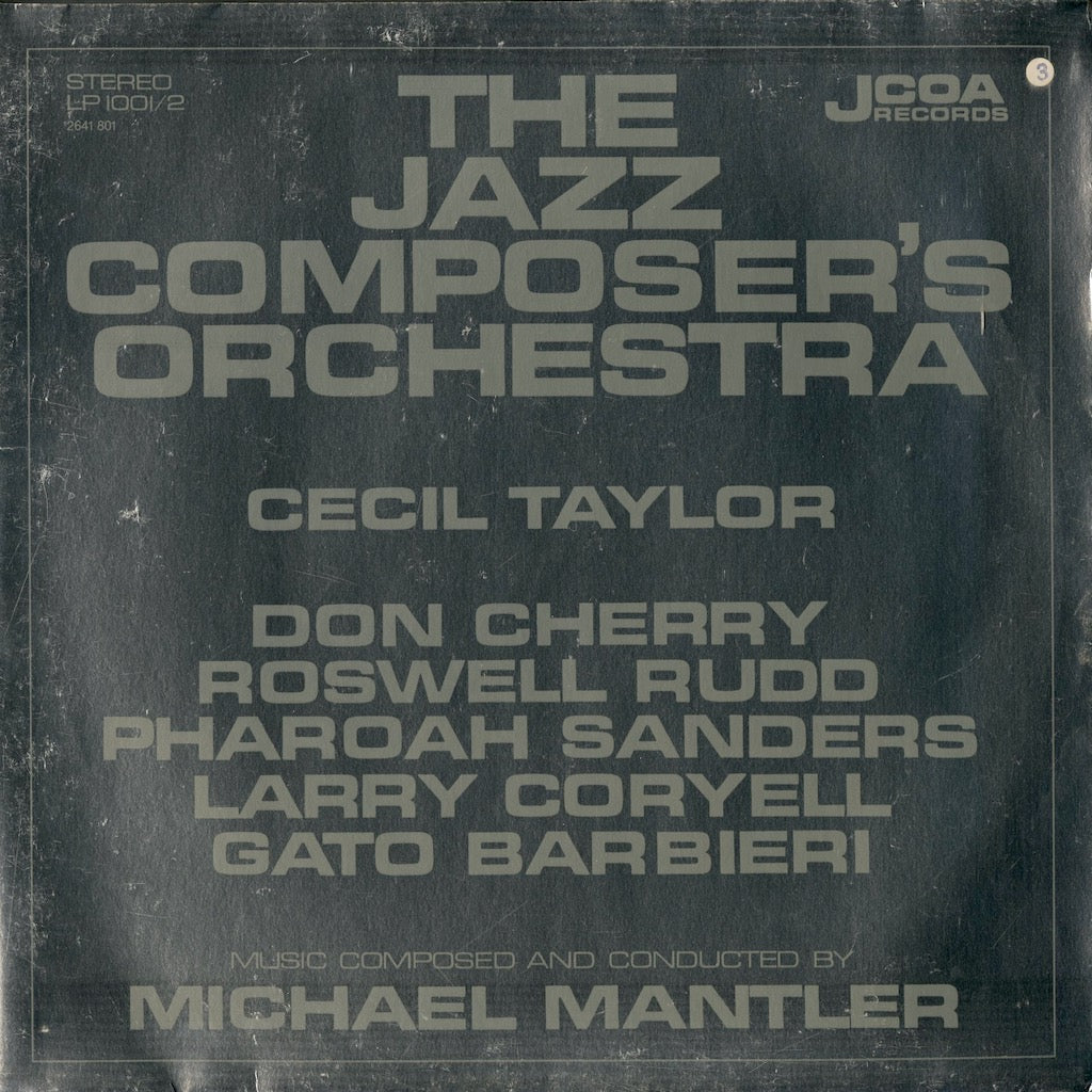 The Jazz Composer's Orchestra – The Jazz Composer's Orchestra (JCOA 1001/2) 2LP