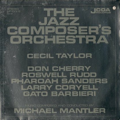 The Jazz Composer's Orchestra – The Jazz Composer's Orchestra (JCOA 1001/2) 2LP