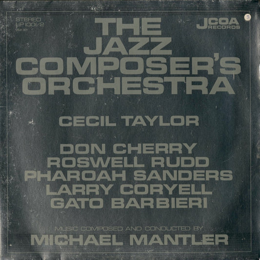 The Jazz Composer's Orchestra – The Jazz Composer's Orchestra (JCOA 1001/2) 2LP