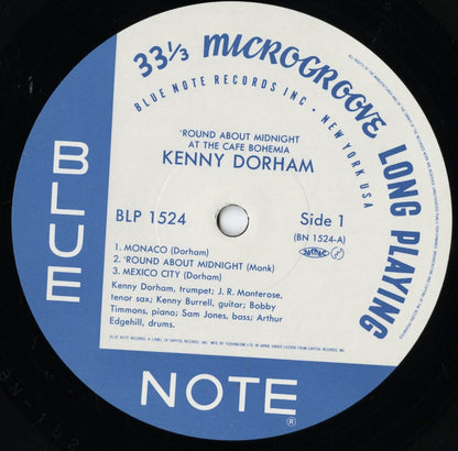 Kenny Dorham / ケニー・ドーハム / 'Round About Midnight at The Cafe Bohemia (BN 1524) JPN Pressing