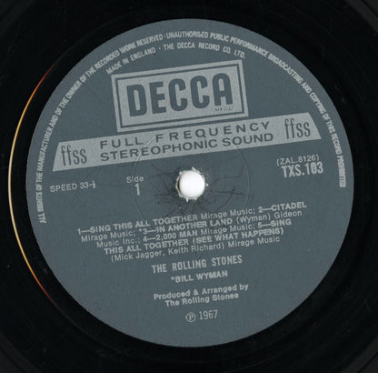 Rolling Stones - Their Satanic Majesties Request (TXS.103) LP 1970’s UK Decca｜中古LP