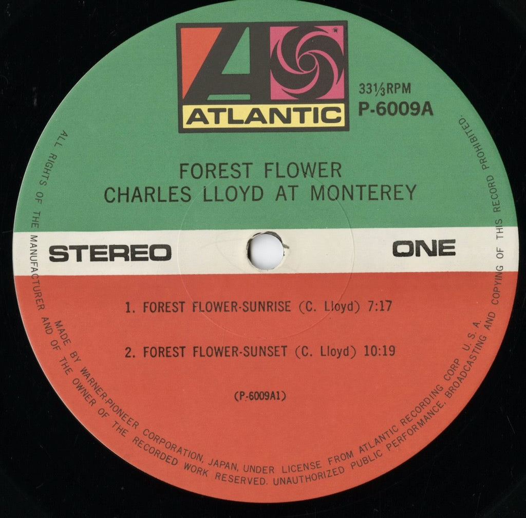 Charles Lloyd - Forest Flower (P-6009A) LP 1972 JPN Atlantic｜中古LP