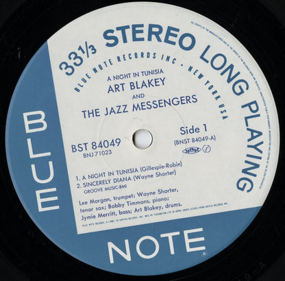 Art Blakey & The Jazz Messengers - A Night In Tunisia (BNJ-71023) LP 1984 JPN Blue Note｜中古LP