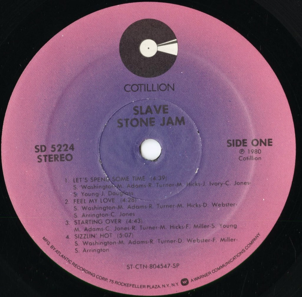 Slave - Stone Jam (SD 5224) 1980 US Cotillion｜中古LP