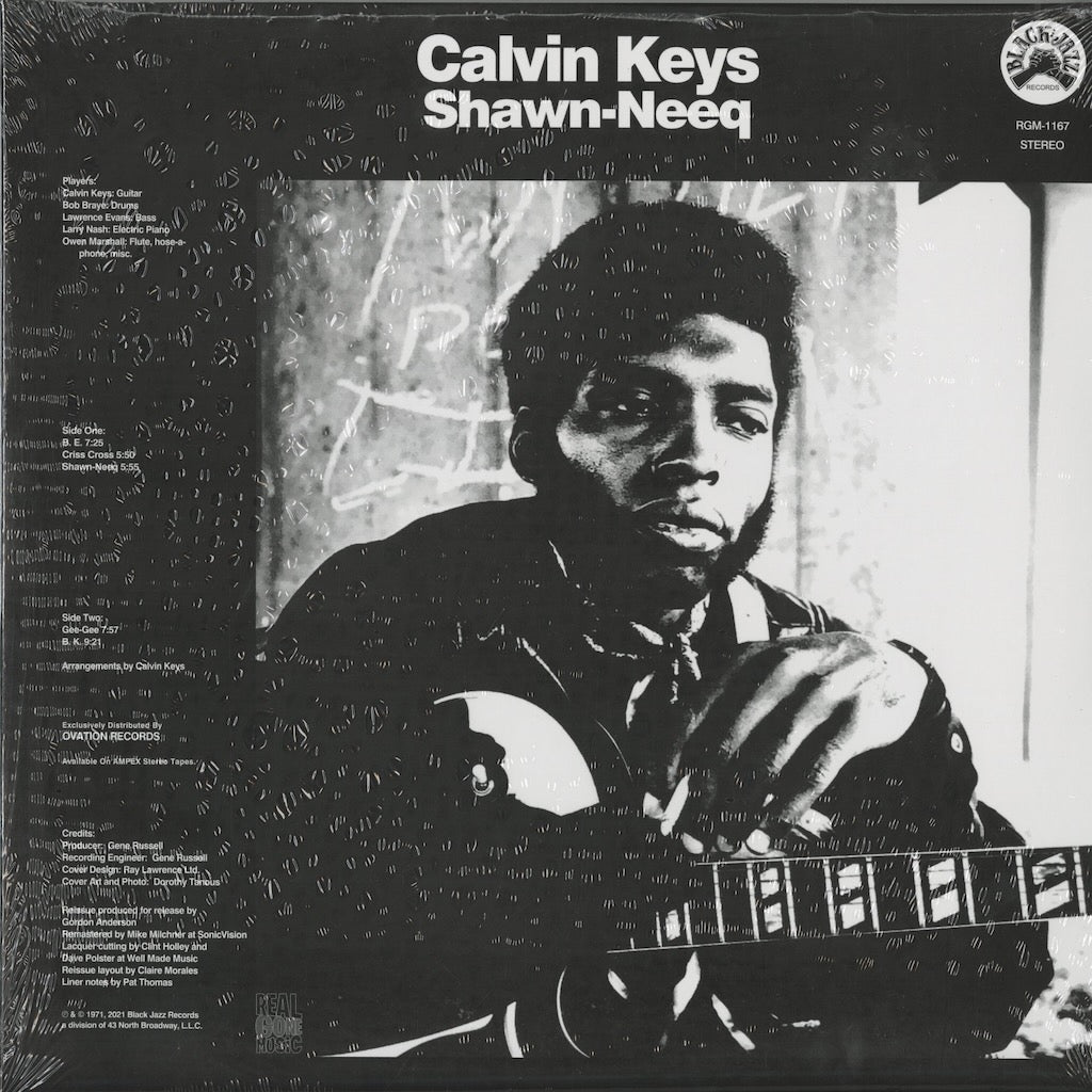 Calvin Keys Shawn-Neeq LP 2025 US Real Gone Music RGM-1167 front cover back