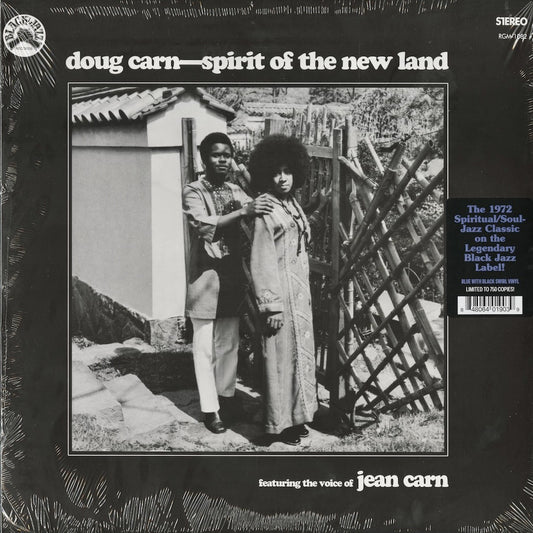 Doug Carn Spirit Of The New Land LP 2025 US Real Gone Music RGM-1082 front cover　jean carn Black Jazz