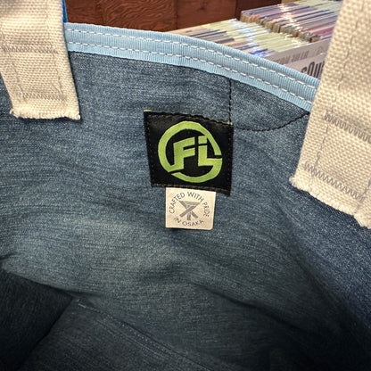 FIRST IMPRESSIONS 45s トートバッグ - BLUE -