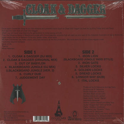 Lee Perry Cloak and Dagger CTLP1045 LP 1973 Canada Clocktower DUB ダブ　レゲエ　back cover