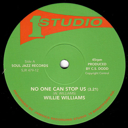 Willie Williams - No One Can Stop Us Now (SJR 479-12) UK Soul Jazz Records｜新品12インチ