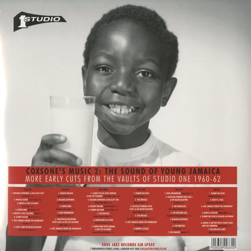 V.A. - Coxsone's Music 2 : More Early Cuts From The Vaults of Studio One 1959–63 (SJRLP332) Soul Jazz Records
 back