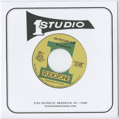 Winston Matthews The Purpleites Sun Is Shining The Pressure Is On US Studio One 7inch CLD-45-25001