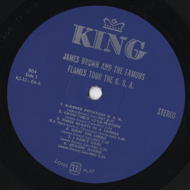 James Brown / Tour The U.S.A. (KING-804) LP 1966 US King｜中古LP