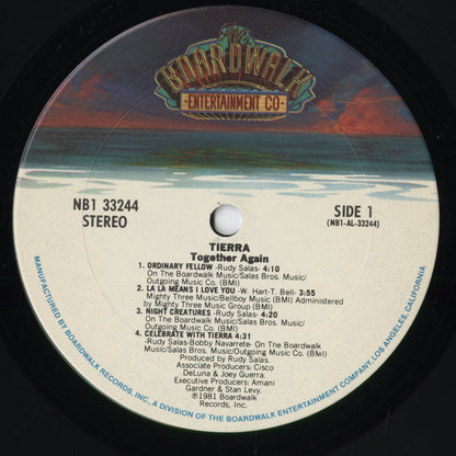 Tierra - Together Again (NB1-33244) 1981 US Boardwalk Entertainment Co｜中古LP