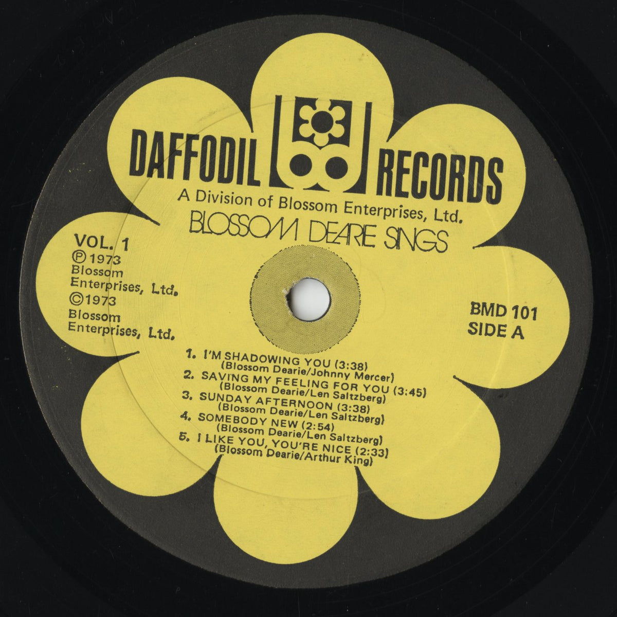 Blossom Dearie – Sings Vol.1 (BMD 101) LP 1973 US Daffodil｜中古LP
