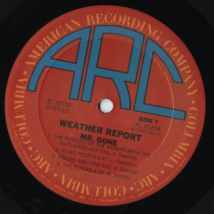 Weather Report - Mr. Gone (JC35358) LP 1978 US Columbia / ARC｜中古LP