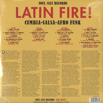 V.A. – Latin Fire! : Tropical Dance Music from Discos Fuentes, Colombia 1956–83 -2LP (SJR LP577)｜新品LP