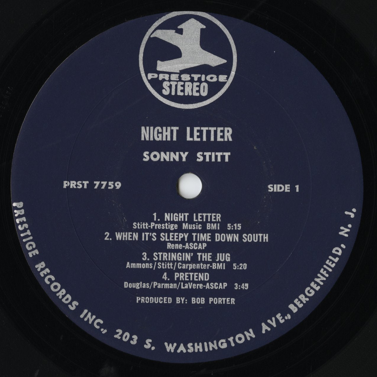 Sonny Stitt / ソニー・スティット / Night Letter (PRST 7759)