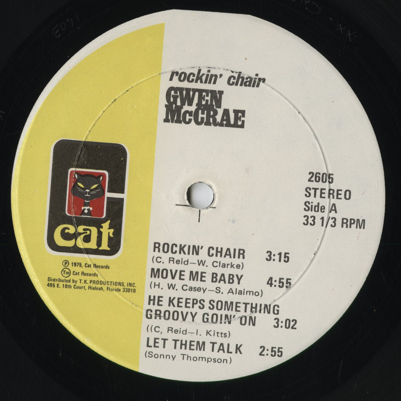 Gwen McCrae - Rockin' Chair (CAT-2605) 1975 US CAT Records｜中古LP