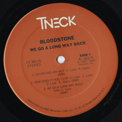 Bloodstone - We Go A Long Way Back (FZ 38115) 1982 US T-Neck｜中古LP