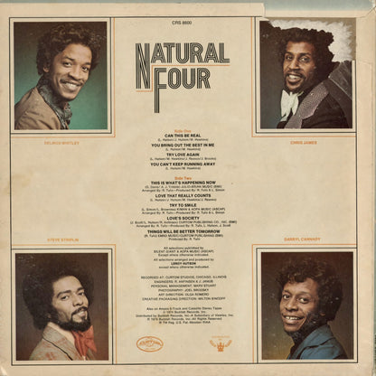 Natural Four - Natural Four (CRS-8600) 1974 US Curtom｜中古LP