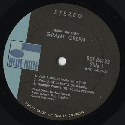 Grant Green - Feelin' The Spirit (BST 84132) LP 1970 US Blue Note｜中古LP