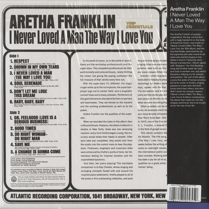 Aretha Franklin / アレサ・フランクリン / I Never Loved A Man The Way I Love You -180g MONO (E084)