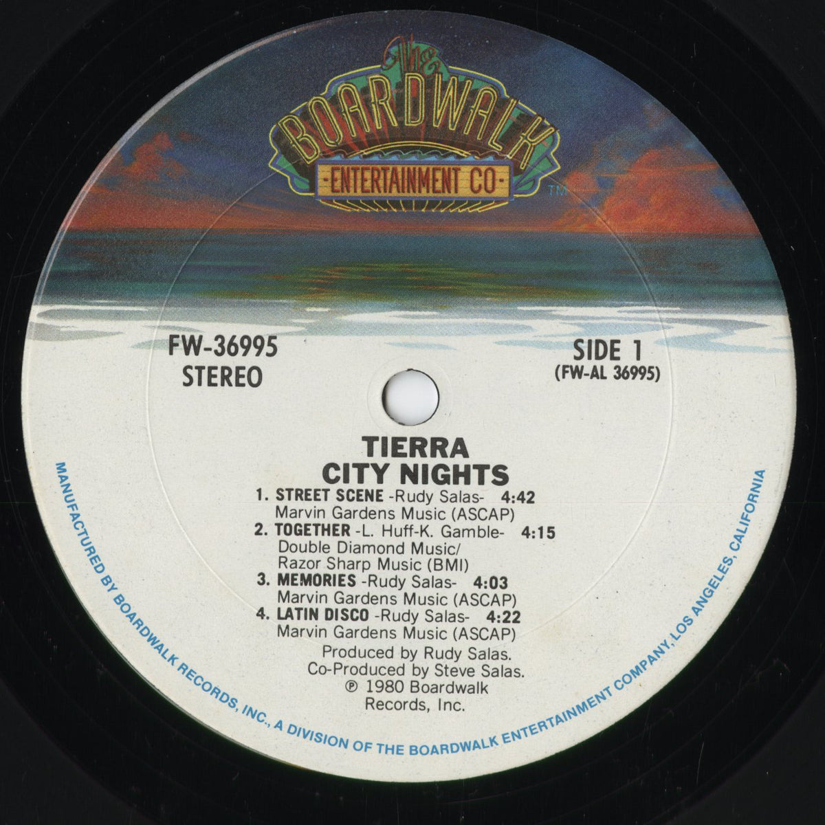 Tierra - City Nights (FW 36995) 1980 US Boardwalk Entertainment Co｜中古LP