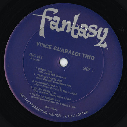 Vince Guaraldi Trio - 1956 (OJC-149) LP 1984 US Fantasy/OJC｜中古LP