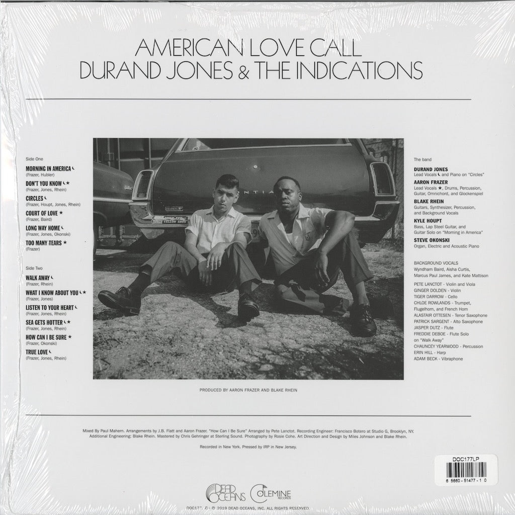 Durand Jones & The Indications / デュラン・ジョーンズ / American Love Call (DOC177)
