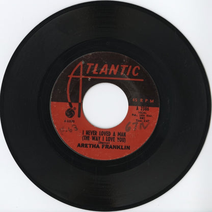 ② メイン画像 alt
Aretha Franklin『I Never Loved A Man / Do Right Woman - Do Right Woman』
1967年US Atlantic盤・7インチ（45-2386）。
VPIレコードクリーナーで洗浄した中古レコードです。