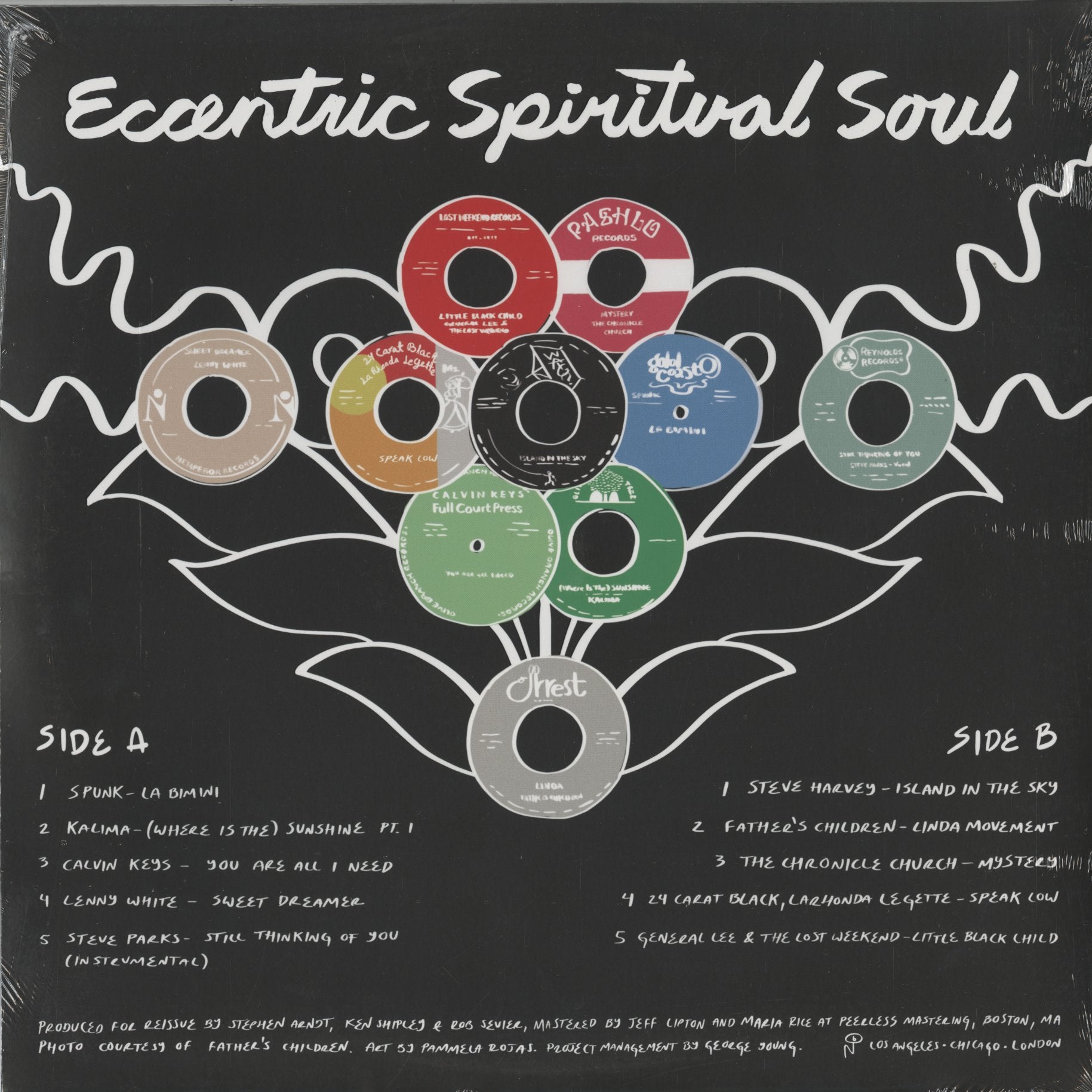 V.A. - Eccentric Spiritual Soul (NUM 524 LP-C2) 2025 US Numero Group｜新品LP back