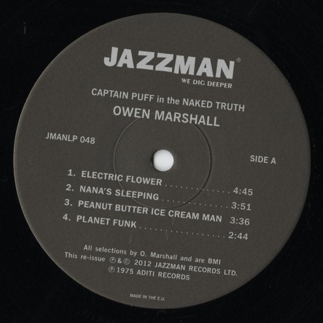 Owen Marshall – The Naked Truth (JMLP048) LP 2012 UK Jazzman | 中古LP