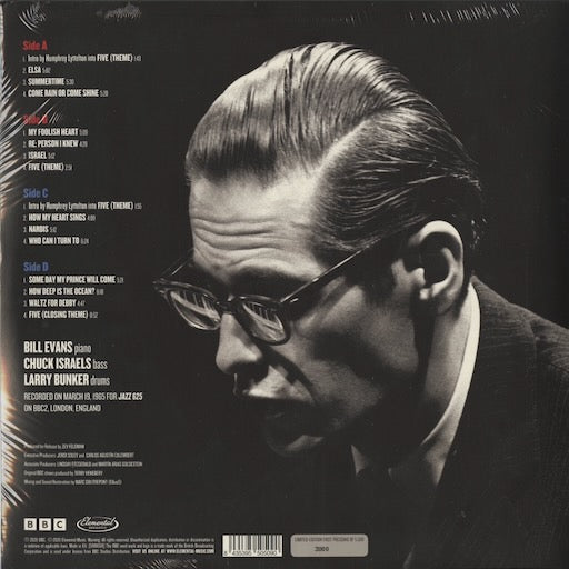 Bill Evans - Bill Evans At The BBC (5990558) 2026 EU Elemental Music｜新品LP back