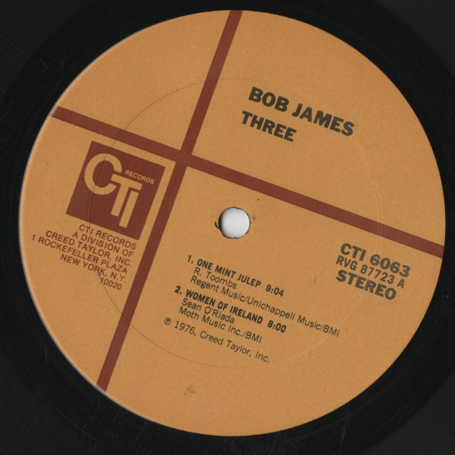 Bob James / ボブ・ジェイムス / Three (CTI6063)