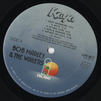 Bob Marley & The Wailers / ボブ・マーリー＆ウェイラーズ / Kaya (ILPS9517)