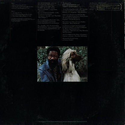 Joe Henderson - Black Narcissus (M-9071) 1976 US Milestone｜中古LP