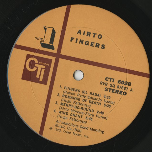 Airto / アイアート / Fingers (CTI6028)