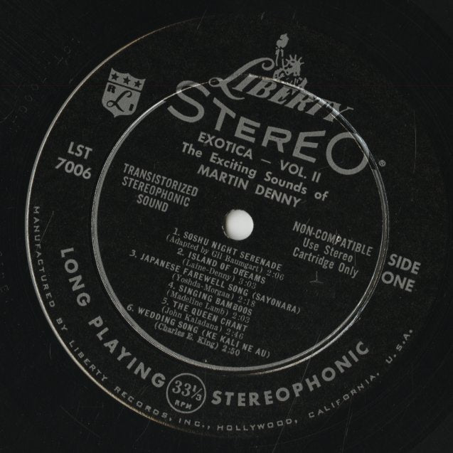 Martin Denny / マーチン・デニー / Exotica Vol. II (LST7006)- STEREO Black Label