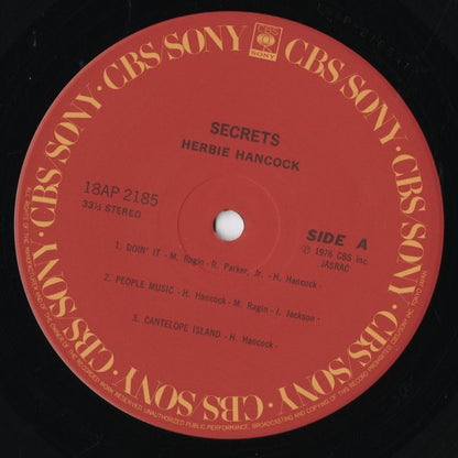 Herbie Hancock / ハービー・ハンコック / Secrets (18AP 2185)