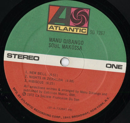 Manu Dibango - Soul Makossa (SD 7267) 1972 US Atlantic｜中古LP