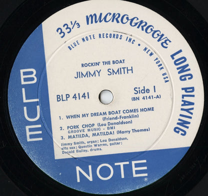 Jimmy Smith - Rockin' The Boat (BLP 4141) 1963 US Blue Note｜中古LP