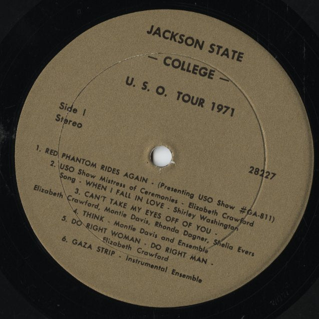 Jackson State College - On Tour In Europe (28227) LP 1971 US Jackson State College｜中古LP