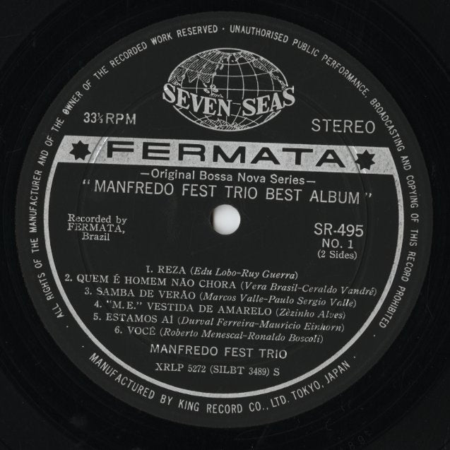 Manfredo Fest Trio / マンフレッド・フェスト・トリオ / Best Album (SR495)