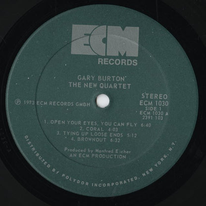 Gary Burton / ゲイリー・バートン / The New Quartet (ECM 1030 ST)