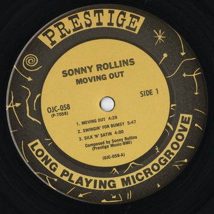 Sonny Rollins - Moving Out (OJC-058) LP 1983 US Prestige / OJC｜中古LP