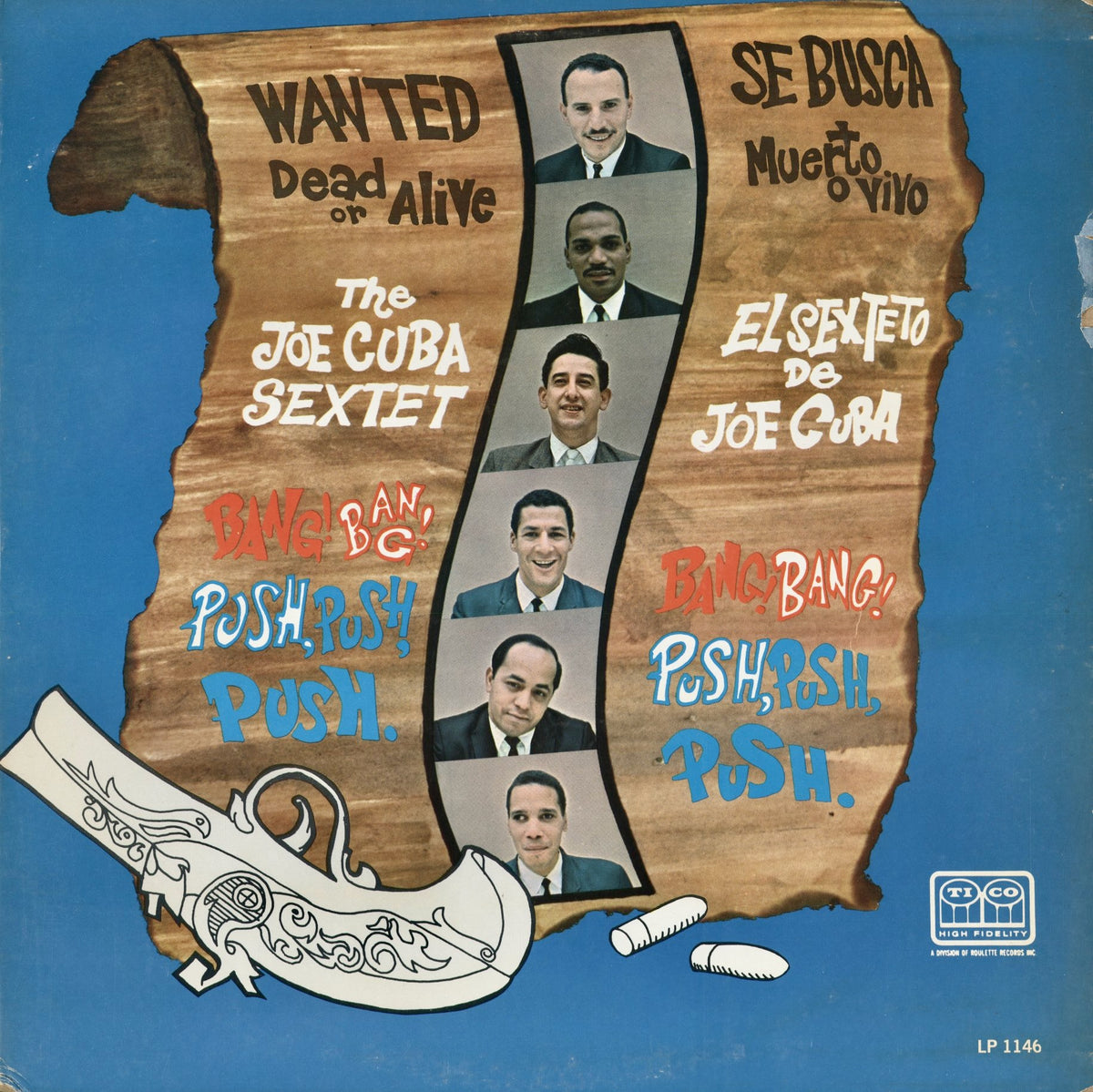 Joe Cuba - Wanted Dead Or Alive (TRLP 1146) 1966 US Tico｜中古LP