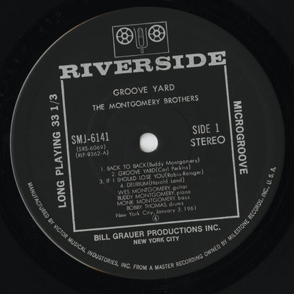 The Montgomery Brothers - Groove Yard (SMJ-6141) LP 1976 JPN Riverside｜中古LP