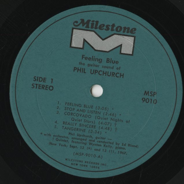 Phil Upchurch / フィル・アップチャーチ / Feeling Blue (MSP9010)