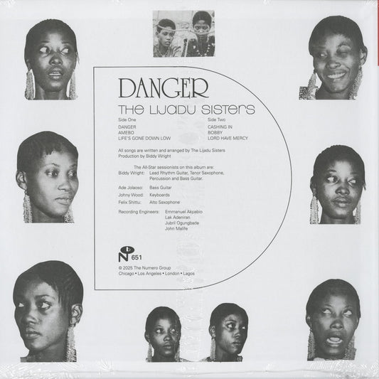 The Lijadu Sisters - Danger (NUM651LP) 2025 US Numero｜新品LP　back